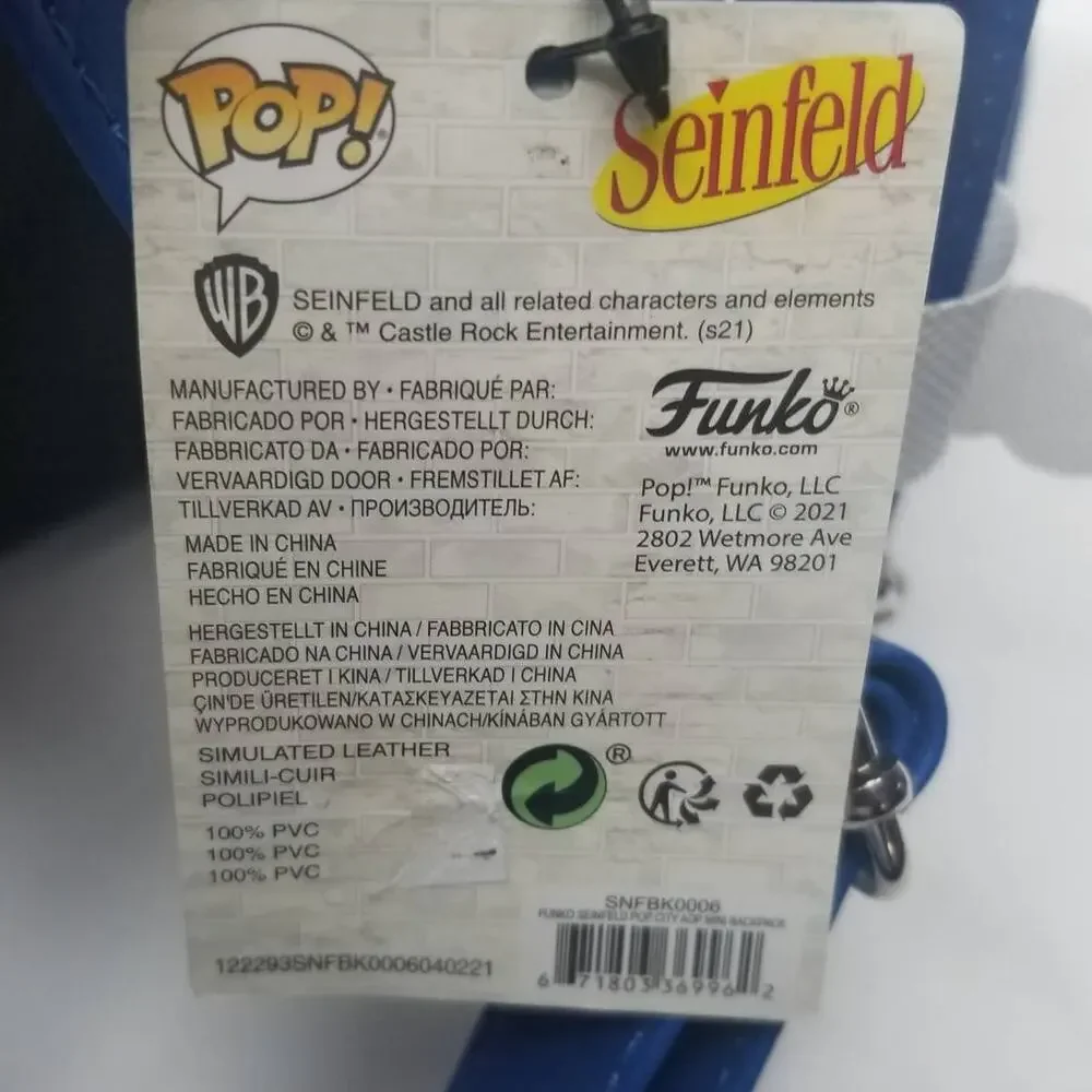 Funko POP! Mini Backpack: Seinfeld - City Print, New